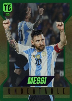 Panini Top Class 2025 Pure Football 267 - Lionel Messi - Unbeatable Green Light