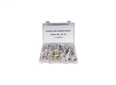 110 pc Chain Master Connecting Link Assortment Lawn Mower Snow Blower Tractor Mi
