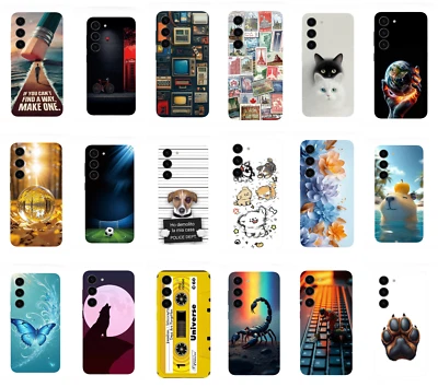 HXWAROOM Custodia Cover Per Samsung Galaxy S25 Silicone TPU Morbida Fantasia disegno
