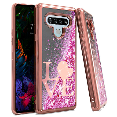 Tempered Glass / Liquid Motion Cover Phone Case For LG Stylo 6 LM-Q730TM - Picture 2 of 8