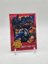 Mighty Final Fight POWER CARD Nintendo Power Super Power Club #109 MAGAZINE