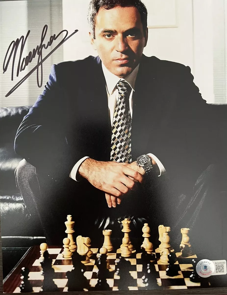 Original Hand Signed Autograph Photo of American Chess Grand 