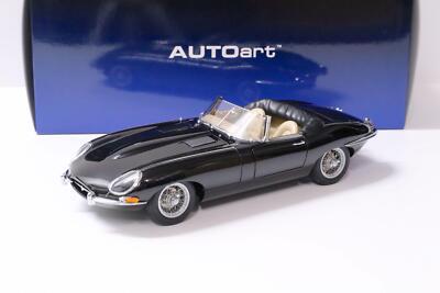 1:18 AUTOart Jaguar E-Type Roadster Series I 3.8 black Die-Cast 73605