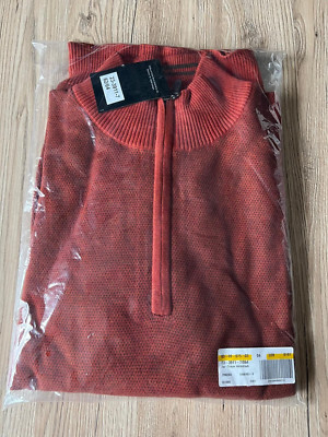 Walbusch Pullover mit Zip Farbe Herbstlaub in Gr. 62/64 - NEU + OVP!!