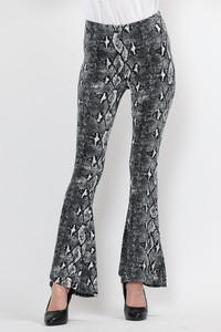 leopard print bell bottoms