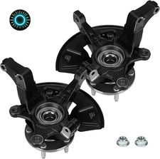 Wheel Hub Bearing Steering Knuckle Assembly Pair Front Driver  Passenger Side