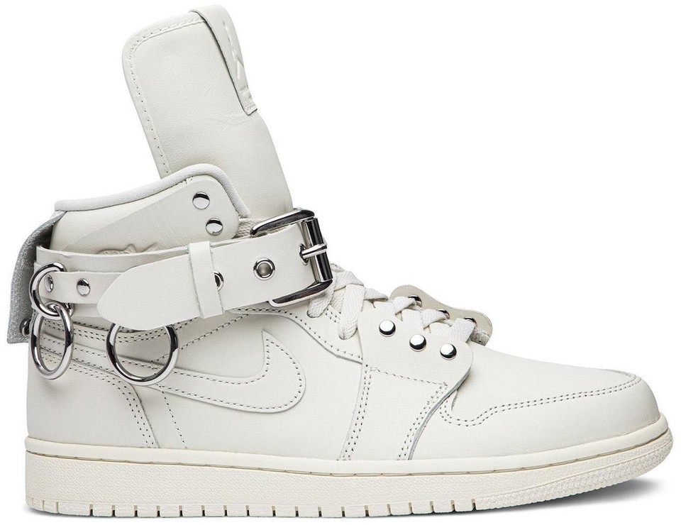 26cm 新品 COMME des GARONS X AIR JORDAN 1 Comme des Garçons x Air Jordan 1 Retro Strap High White for Sale