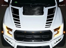 Hood Vinyl Decals graphics stripe - Ford Raptor F150