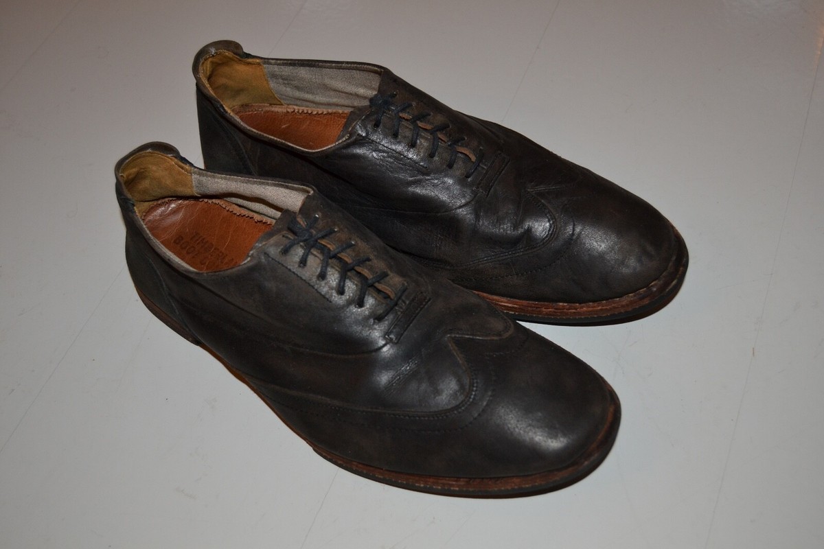 Timberland Boot Company Wingtip Oxford Leather Shoes US10 Rugged