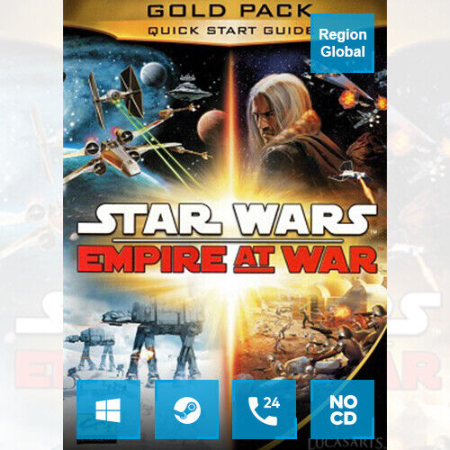 Star Wars Empire at War Gold Pack pour jeu PC Steam Key Region gratuit - Photo 1 sur 1