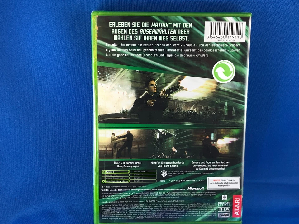 Microsoft Xbox Game The Matrix Path Of Neo PAL German 2005 Sealed New - Image 4 of 4