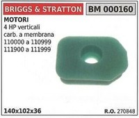 Luftfilter Briggs&Stratton RasenmäHer 4HP Vertikal