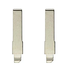 New Uncut Blank Blade Insert Key Replacement for Dodge Fiat SIP22KP (2 Pack)