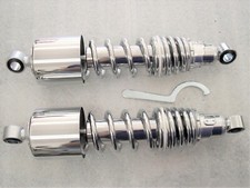 Amortiguadores de doble resorte cromados Yamaha XV250 Route 66 Virago VSTAR 12,25"