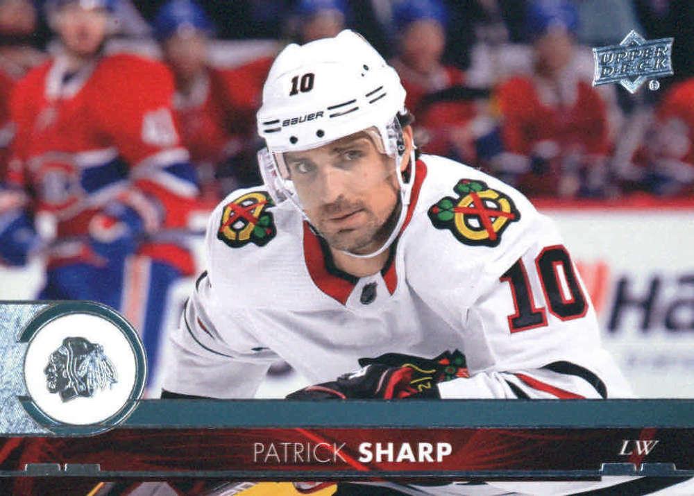 2017-18 Upper Deck Series 2 #289 Patrick Sharp Chicago Blackhawks