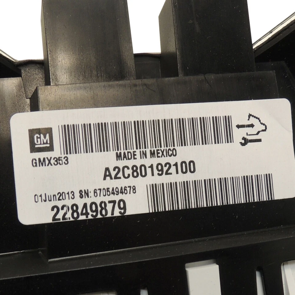 Cuadro de instrumentos/velocímetro MPH 2013 Buick LaCrosse E-Assist 22849879 Foto 3 de 3