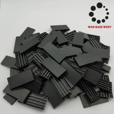 Lot Of 100 25mm X 50mm Rectangular Calvary Bases Used For Warhammer Fantasy  