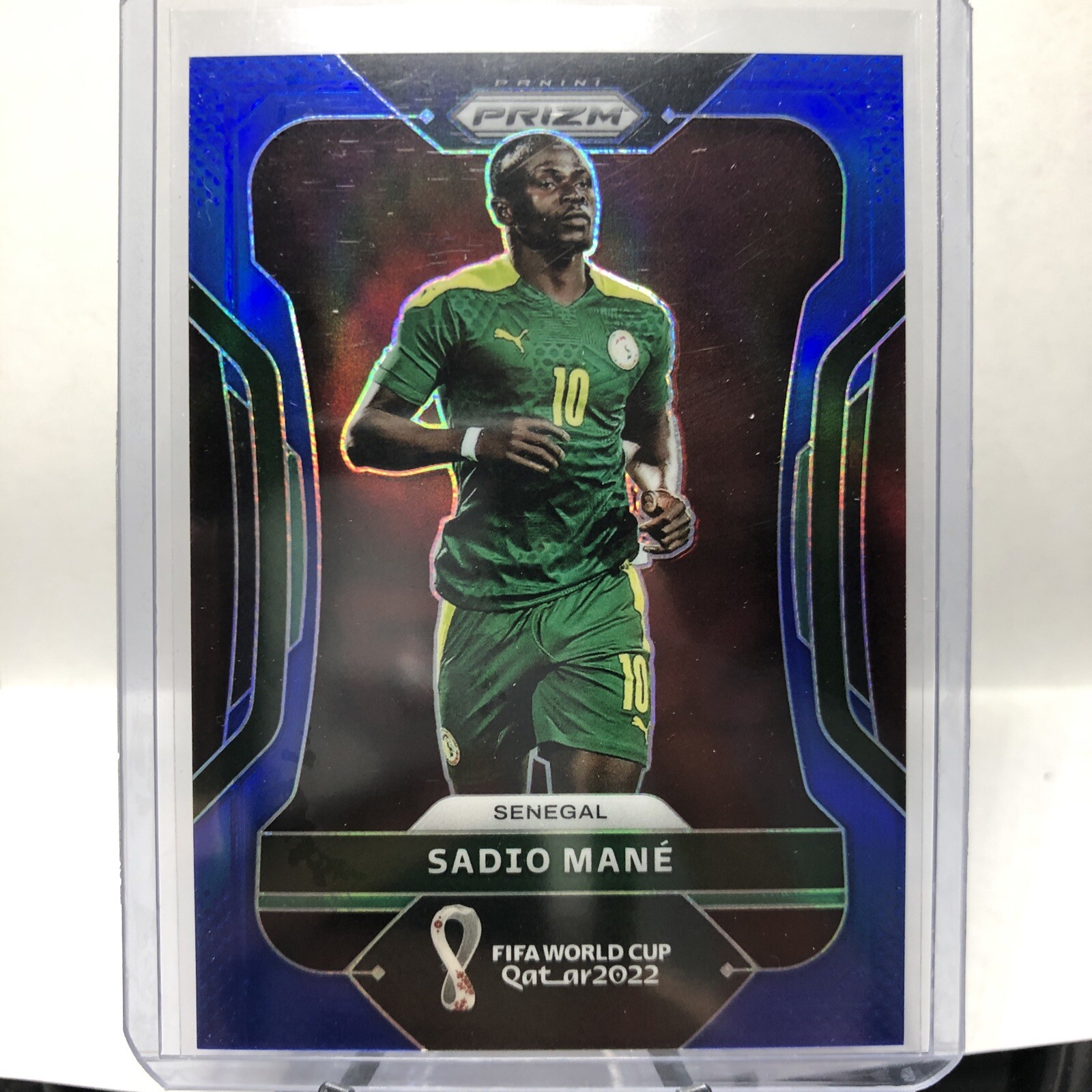 2022 Panini Prizm FIFA World Cup Sadio Mane Blue /299