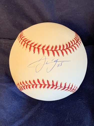 Frank Thomas 35 Auto Bobby Brown Official AL Baseball w/ JSA COA Chicago HOF - Picture 1 of 6