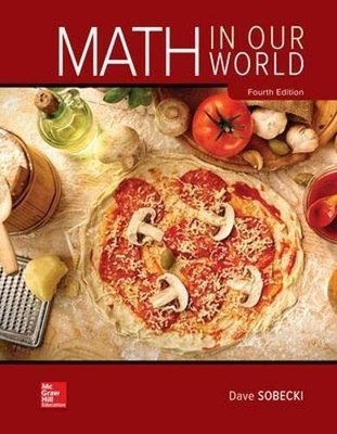 Math in Our World 4th Edition Dave Sobecki McGraw Hill