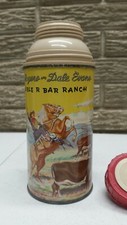 Rare 1950s Yellow Sky American Thermos 2097 ROY ROGERS Dale Evans Red Top