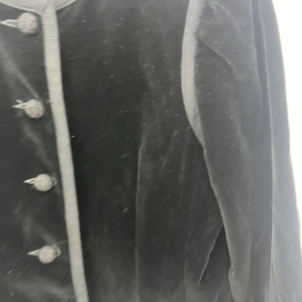 Blazer de terciopelo vintage Neiman Marcus para mujer 8 botones delanteros Cottagecore Quiet Lux Foto 4 de 4