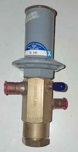 SPORLAN A3 0/80 BYPASS DISCHARGE THERMOSTATIC EXPANSION VALVE NEW OLD STOCK
