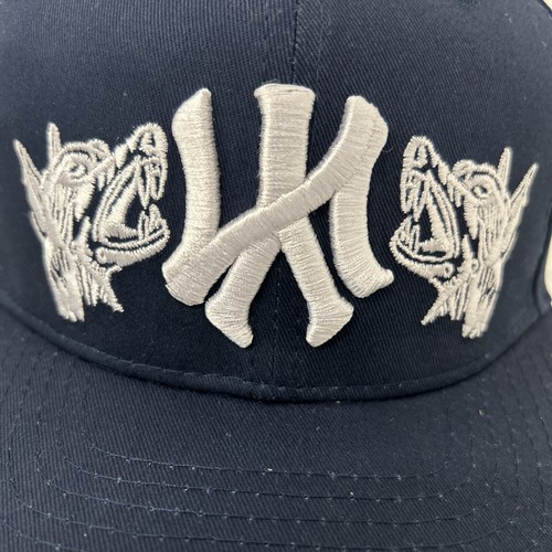 New York Yankees MLB KTHLA Tuff Crowd Snapback Gorra Gorra Azul Extremadamente Raro - Imagen 8 de 15