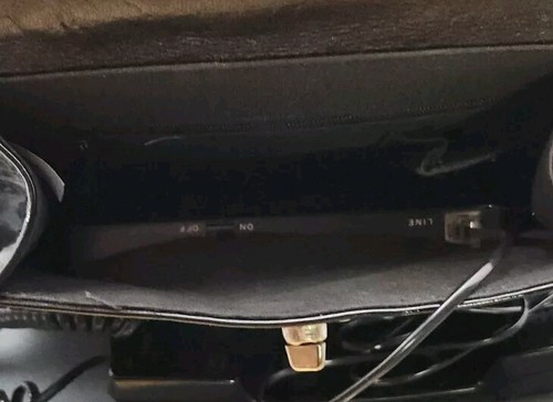 Black Patent Leather Telephone Handbag, Dallas Handbags, c. 1970s Vintage Works! - Picture 7 of 12