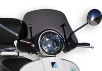 Ermax Scooterscheibe Piccolo Acrylic Schwarz GetöNt FüR Vespa GTS 125; GTS 300;