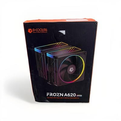 ID-COOLING FROZN A620 ARGB Twin Tower CPU Cooler 2x120mm Black New Open Box