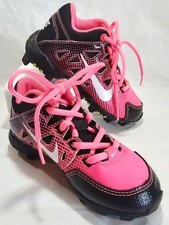Nike Hyperdiamond Keystone Girls Softball Cleats Pink/Black 10C 684681-600
