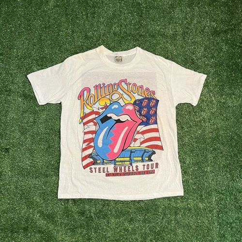 Original Rolling Stones Steel Wheels Concert To 1980s vintage concert t-shirt, vintage, size XL, single stitch, B+ condition