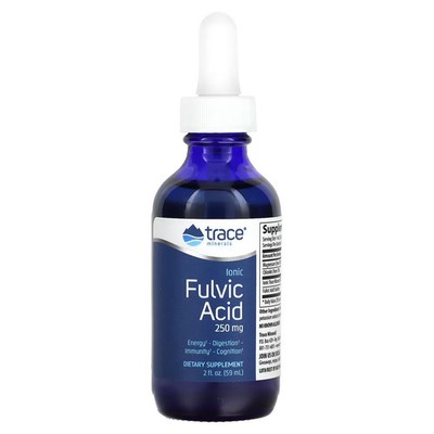 2 X Trace Minerals �, Ionic Fulvic Acid, 250 mg, 2 fl oz (59 ml)