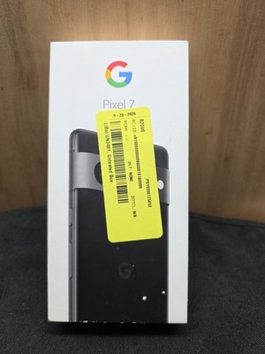 Brand New sealed Google Pixel 7 - 128 GB - Obsidian Unknown Carrier Sealed
