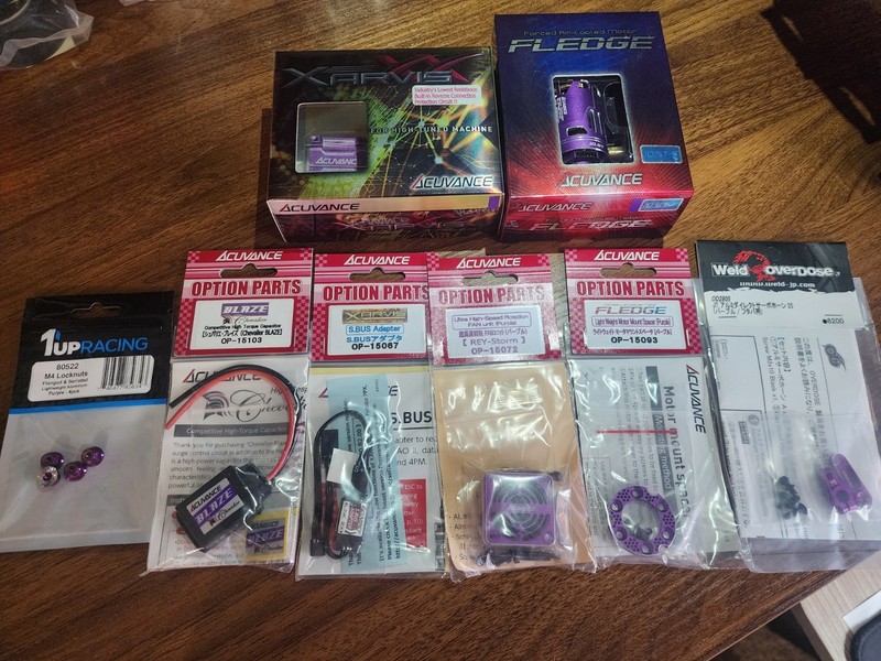 Acuvance Purple Full Setup! Xarvis, Fledge, Overdose, Futaba.