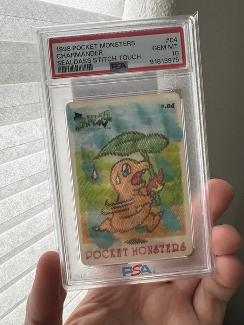 Charmander Sealdass Stitch Touch #04 PSA 10 Gem Mint POP 21 Pokemon