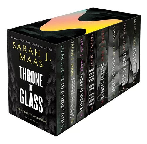 Throne of Glass 8 Books Box Set By Sarah J. Maas Paperback New usa stock