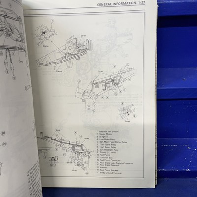 Kawasaki Factory Service Manual Ninja ZX-7 ZX-7R ZXR750 ZXR750R