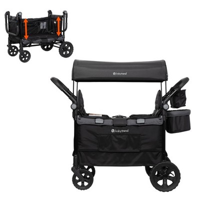 Baby Trend Quest Plus 3-in-1 Stroller Wagon Dash Black 090014038366