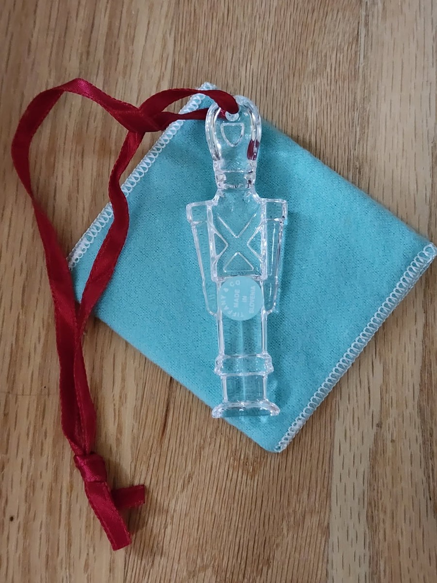 小物 TIFFANY&CO. NWT TIFFANY & CO. NUTCRACKER / TOY SOLDIER CRYSTAL ORNAMENT W