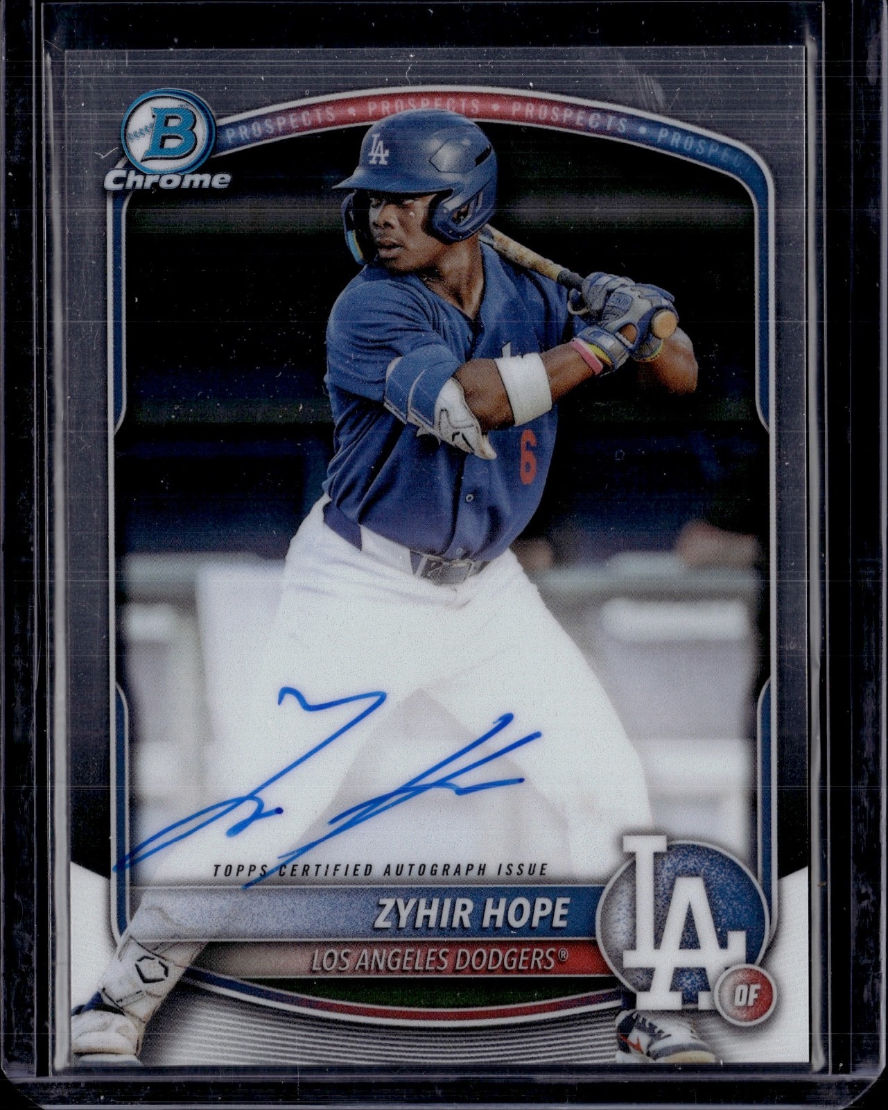 2025 Bowman Chrome Zyhir Hope Prospect Auto #CPA-ZH