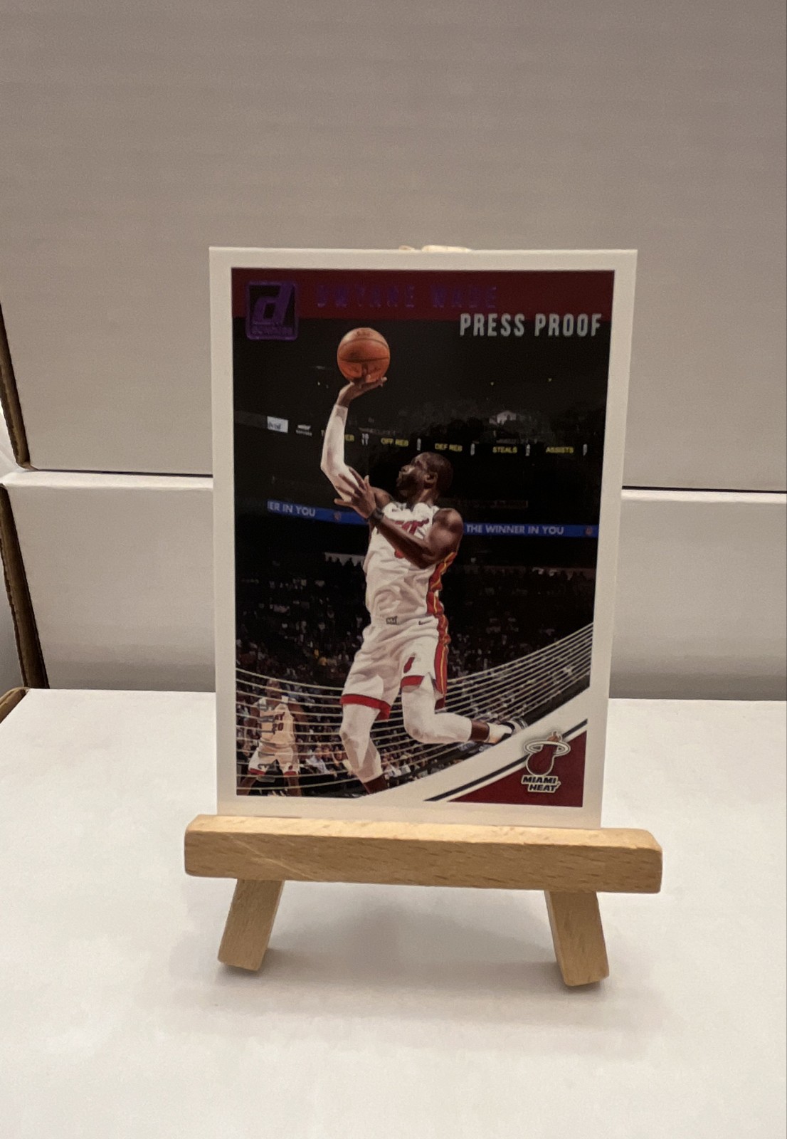2018-19 Panini Donruss - Dwyane Wade #15 Press Proof Purple /199 Miami Heat