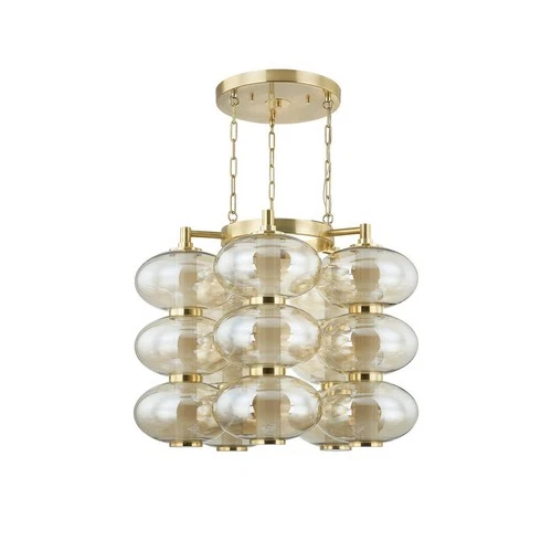 Corbett Lighting 504-31 Toulouse 31"W LED Abstract Chandelier - Brass - Picture 3 of 3