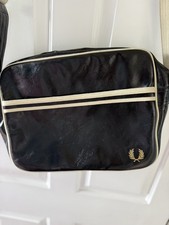 Fred Perry Black Shoulder Bag in vgc apart from the zip is broken