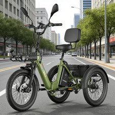 Fafrees F20 Mate II 3-Rad Elektrofahrrad 20 Zoll Elektro Dreirad eBike 250W 21Ah