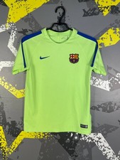 Barcelona Training Jersey Football Soccer Shirt Nike Green Young Size L ig93