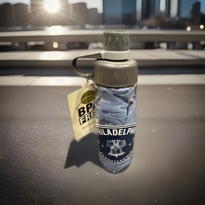 Philadelphia Pennsylvania Souvenir Water Bottle With A Medium Tee Inside.  New
