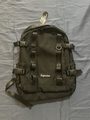 Supreme Black Backpack SS20 Brand New Fast Shipping