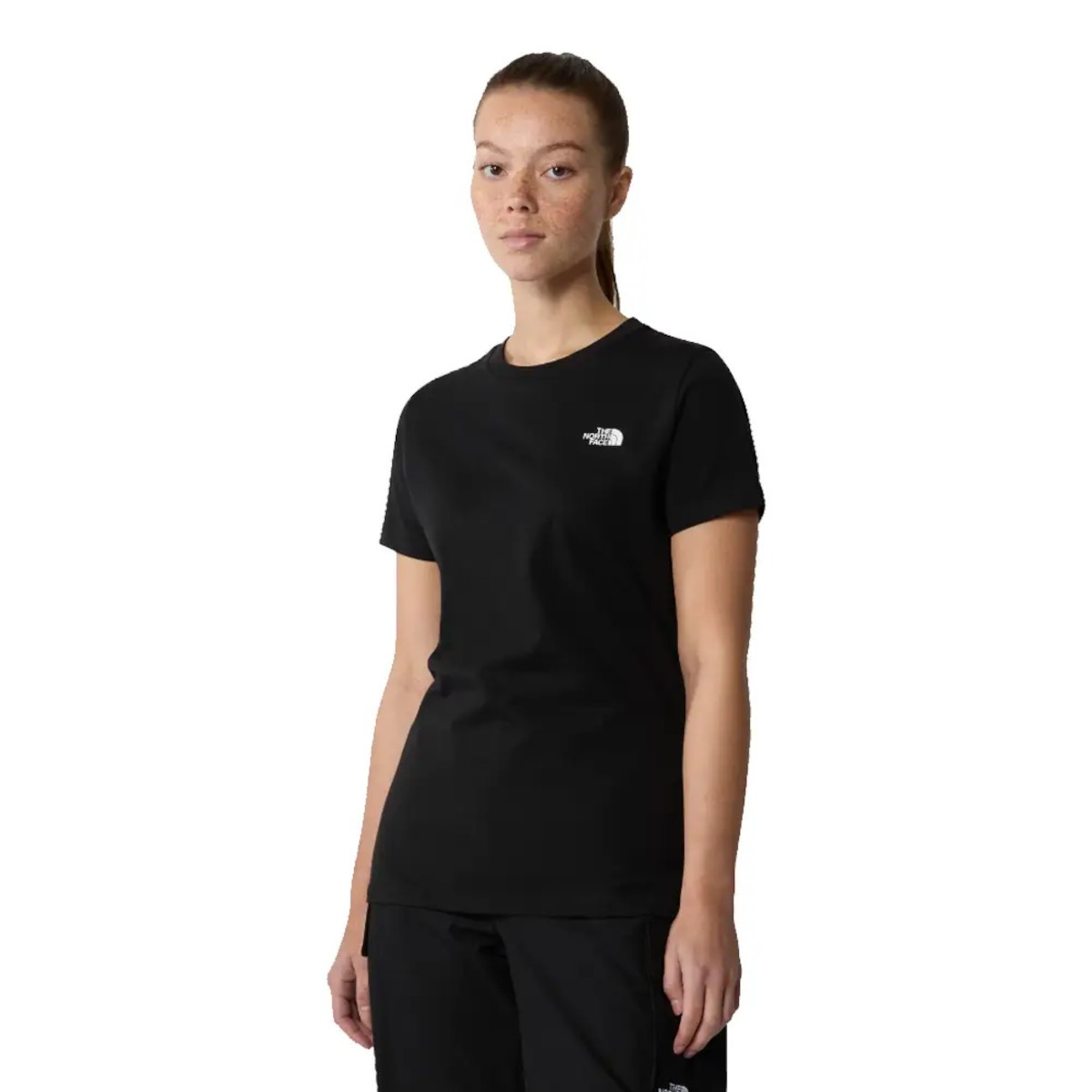 The North Face Damenkleidung T-shirt NF0A87NHJK3 W SS SD SLIM TEE Schwarz 7590₽